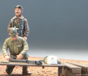 FineMolds 48995 Bf 109 E-7 &amp;quot;Japanese Army&amp;quot; w/Ground Crew &amp;amp; Equipment 1/48 – image 5