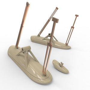 Quinta Studio QT48037 I-16 Ski landing gear (Non-retractable version) (all kits) 1/48 – immagine 5