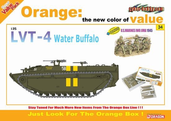 Cyber ​​Hobby 9134 LVT-4 Buffle d&amp;#39;eau (1/35)