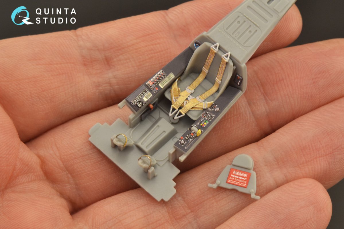 Quinta Studio QD48265 Fw 190A-8 3D-Printed &amp;amp; coloured Interior on decal paper ( Hasegawa ) 1/48 – Bild 3