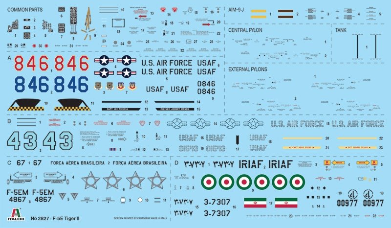 Italeri 2827 F-5E Tiger II 1/48 – imagen 3
