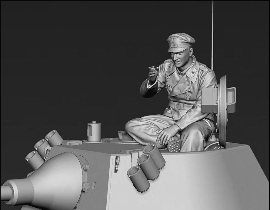 Das Werk DW16007 German Tank Commander 1/16 – zdjęcie 6