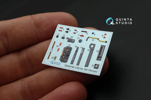 Intérieur imprimé en 3D et coloré sur papier décalcomanie Quinta Studio QD48106 He-162 (pour maquette Tamiya) 1/48 – image 4