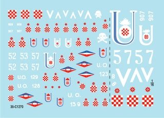 Star Decals 35-C1270 Balkan WW2 # 1 1/35 – zdjęcie 3