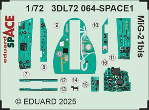 Eduard 3DL72064 MiG-21bis SPACE EDUARD 1/72 – image 3