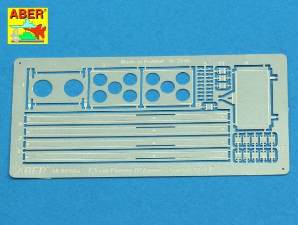 Aber 16075B Pz.Kpfw. IV, Ausf.H Vol.16B - Râtelier de rangement de munitions type B pour cartouches longues (1/16) – image 3