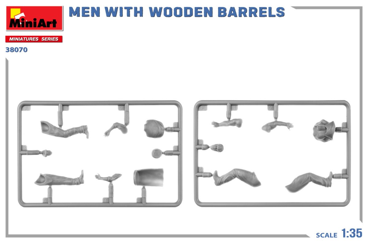 MiniArt 38070 MEN WITH WOODEN BARRELS 1/35 – imagen 7