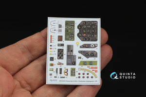 Quinta Studio QD32245 N1K2-J Shidenkai 3D-Printed &amp;amp; coloured Interior on decal paper (Hasegawa) 1/32 – immagine 3