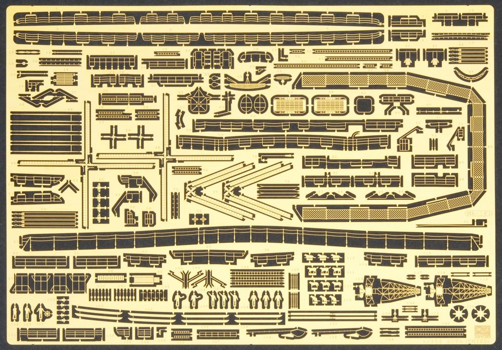 Hasegawa QG13 (72113) Antarctica Observation Ship Soya Photo Etched Parts 1/350