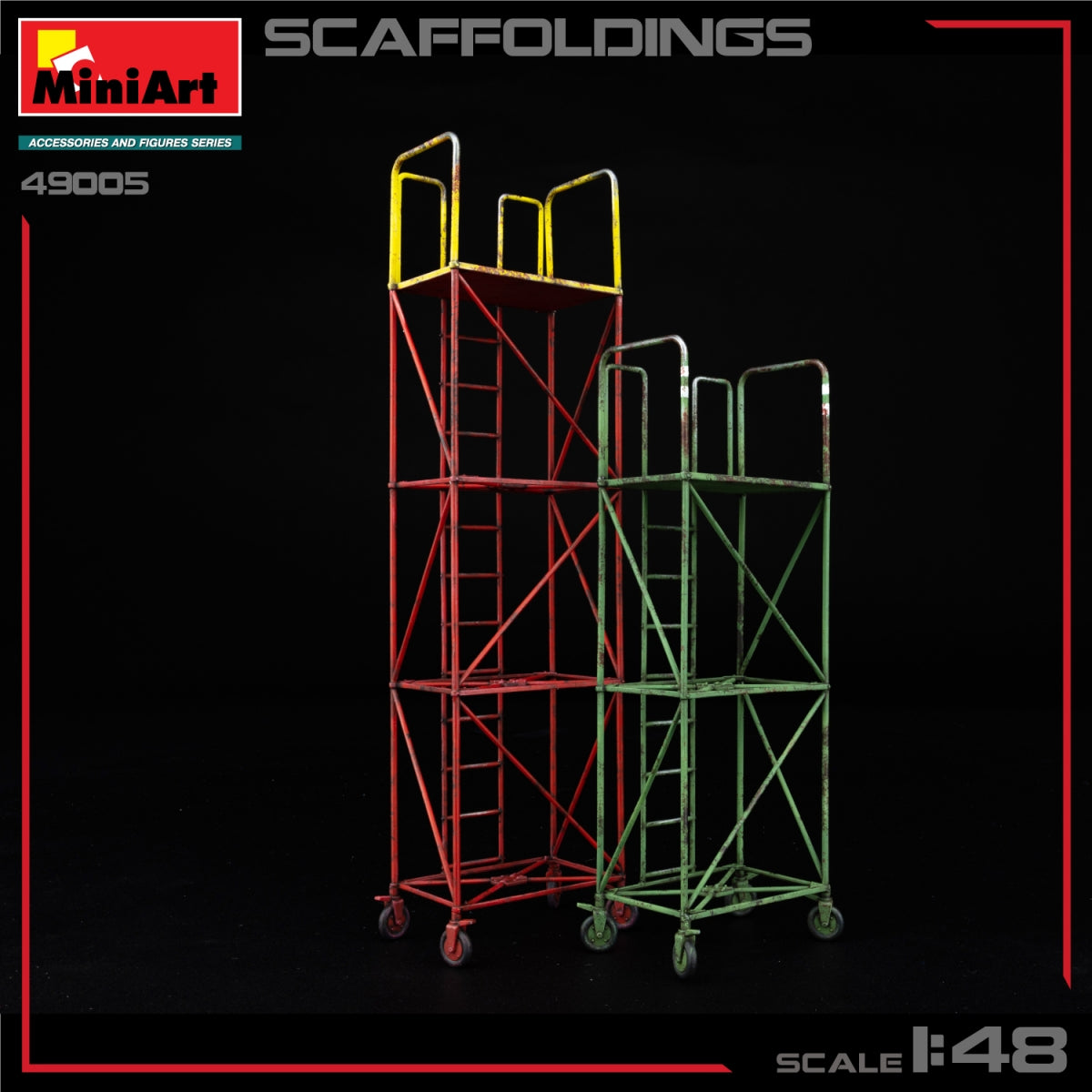 MiniArt 49005 SCAFFOLDINGS 1/48 – imagen 6