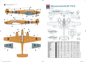 Hobby 2000 32008 Messerschmitt Bf 110 E ( Dragon + Cartograf + Mask ) 1/32 – imagen 4