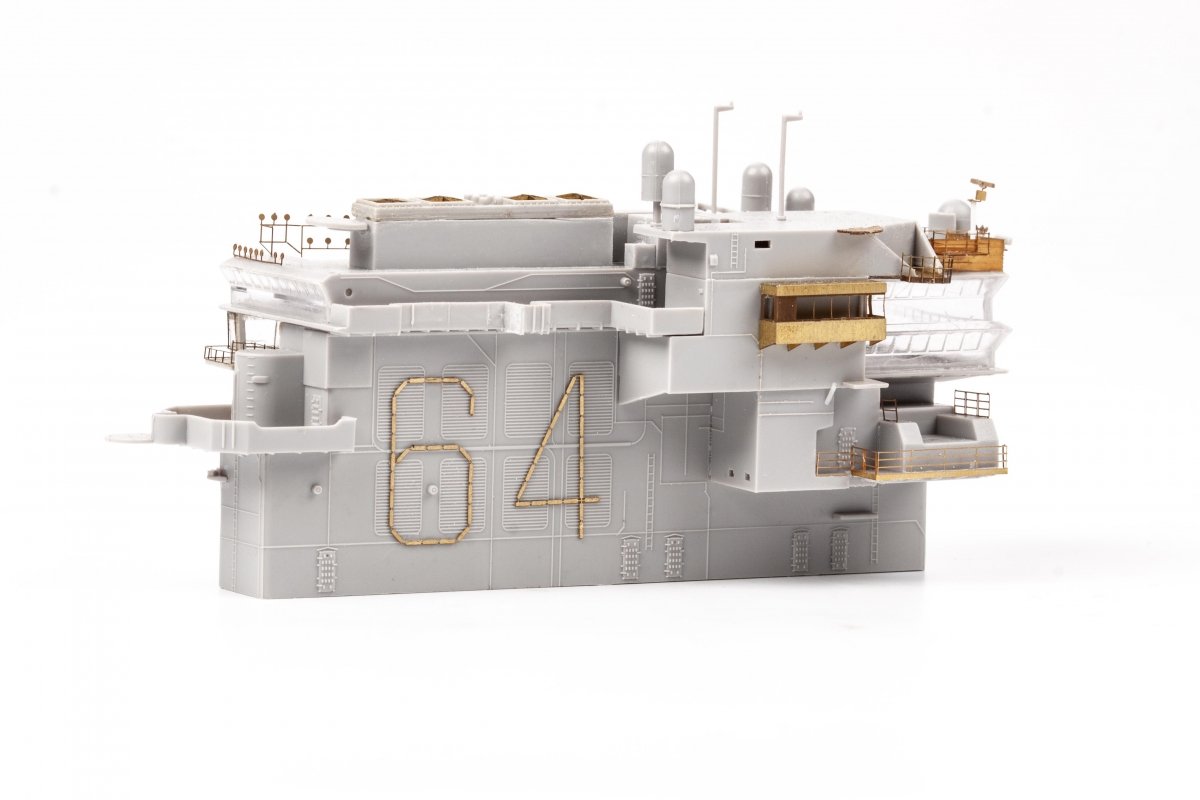 Eduard 53285 USS Constellation CV-64 part 5 - island TRUMPETER 1/350 – immagine 6
