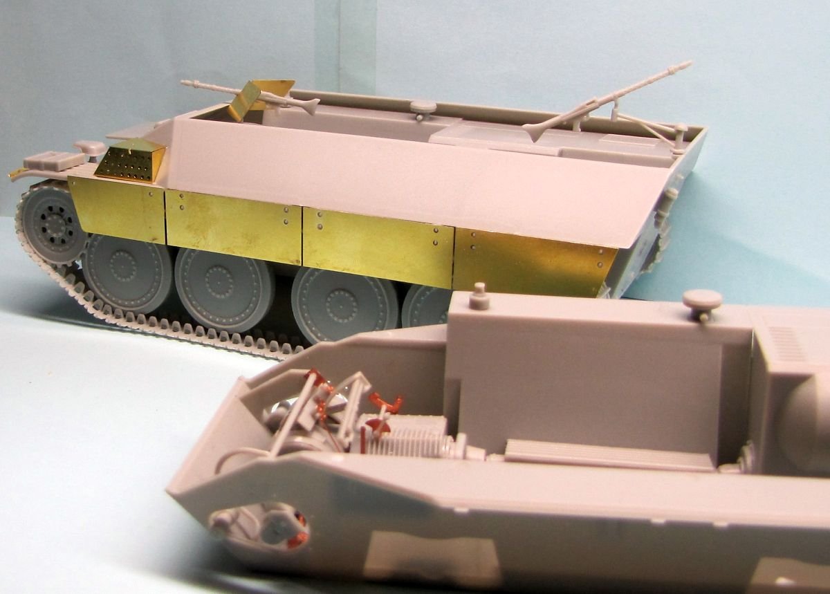 Thunder Model 35104 German Gepanzerter Mannschaftstransportwagen Katzchen 1/35 – imagen 4