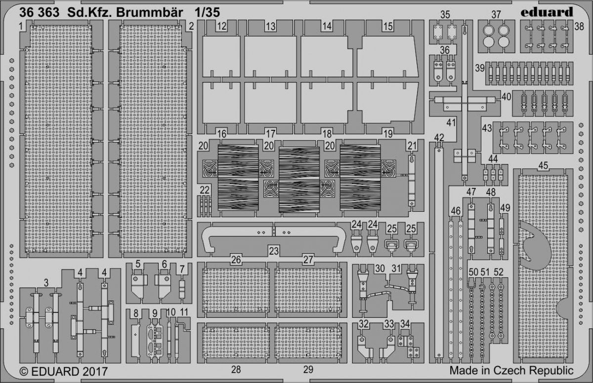 Edouard 36363 Sd. Kfz. 166 Brummbar TAMIYA 1/35