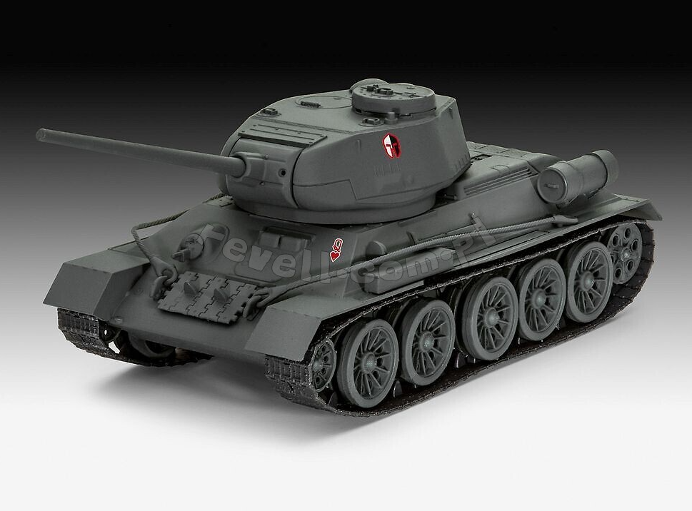 Revell 03510 T-34 &amp;quot;Easy Click&amp;quot; World of Tanks 1/72 – immagine 2
