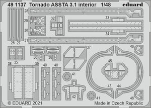 Eduard 491137 Tornado ASSTA 3.1 interior for Revell 1/48 – zdjęcie 2