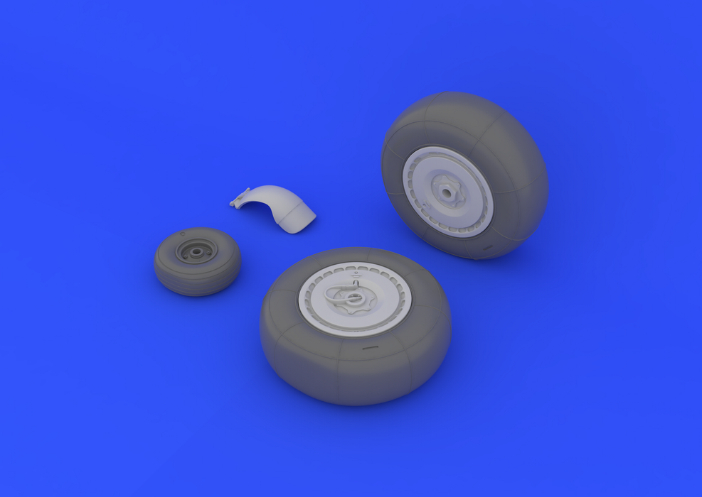 Eduard 632024 Ju 88 wheels late 1/32 (Revell) – Bild 5