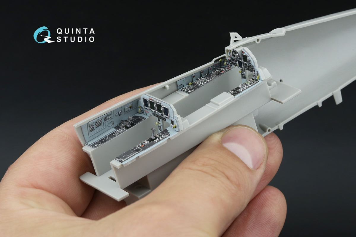 Quinta Studio QD48596 F-15E 3D-Printed &amp;amp; coloured Interior on decal paper (Hasegawa) 1/48 – immagine 5