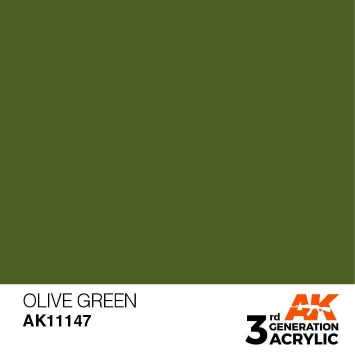 AK Interactive AK11147 VERT OLIVE – STANDARD 17 ml