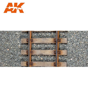 AK Interactive AK8072 RAILROAD BALLAST / Podsypka kolejowa – immagine 3