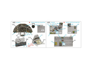 Intérieur imprimé en 3D et coloré sur papier décalcomanie Quinta Studio QDS-48534 Fairey Fulmar Mk.II (Trumpeter) (petite version) 1/48 – image 2