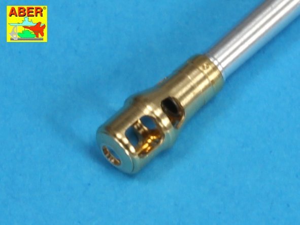 Aber 35L-036n German 7,5cmKwK42L/70 gun barrel with muzzle brake for Panther Ausf. G Late 1/35 – immagine 4