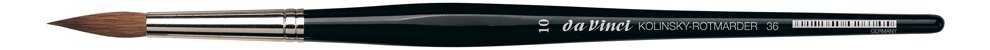 da Vinci 36-2/0 Kolinksy red sable hair round brush size 2/0