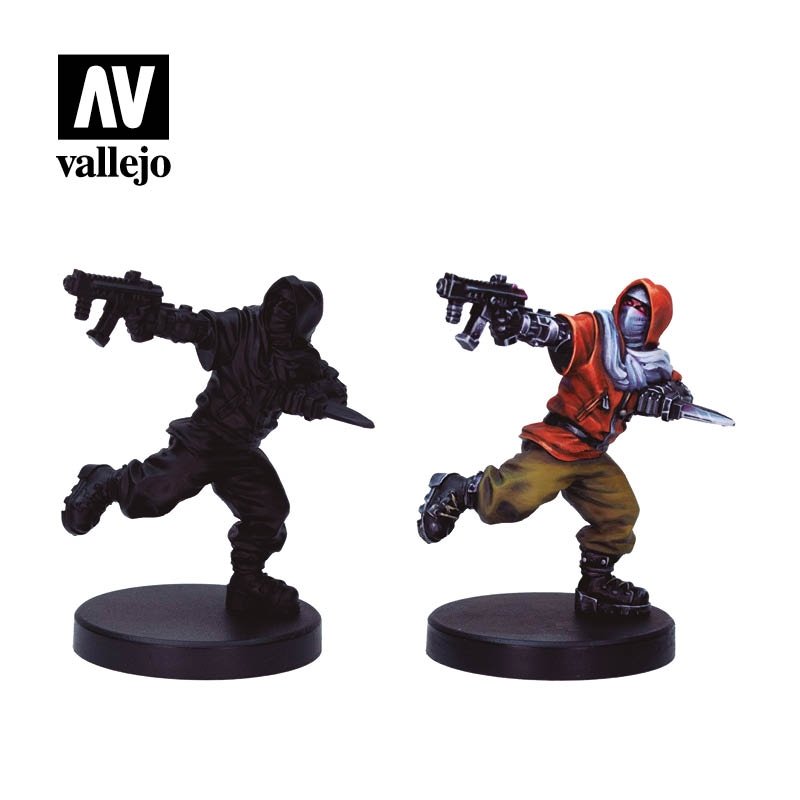 Vallejo 72307 Cyberpunk RED Combat Zone Paint Set 8x17ml – Bild 3