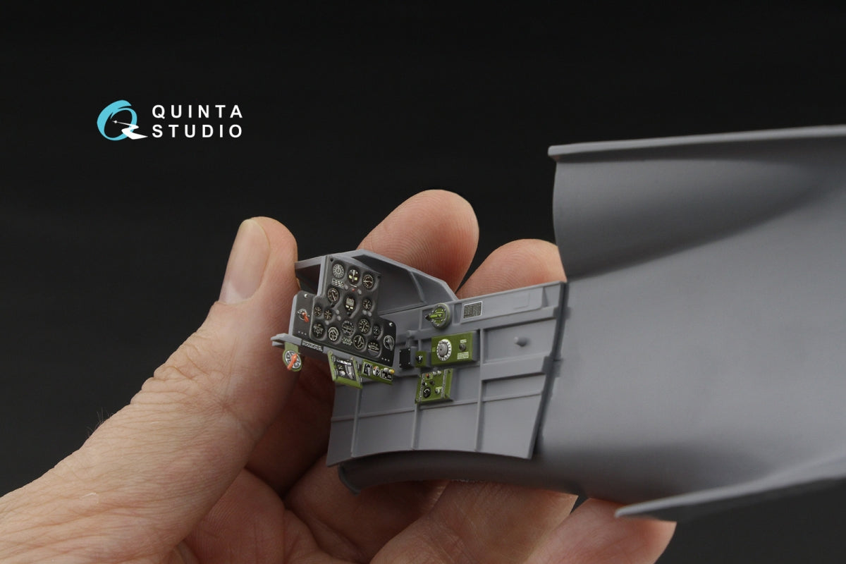 Quinta Studio QD32255 Curtiss H-75 Hawk 3D-Printed &amp;amp; coloured Interior on decal paper (Special Hobby) 1/32 – imagen 8