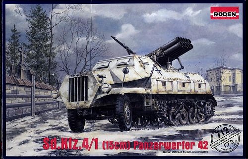 Roden 712 Sd.Kfz.4/1 Panzerwerfer 42 (PzW42 Early, 15cm) 1/72