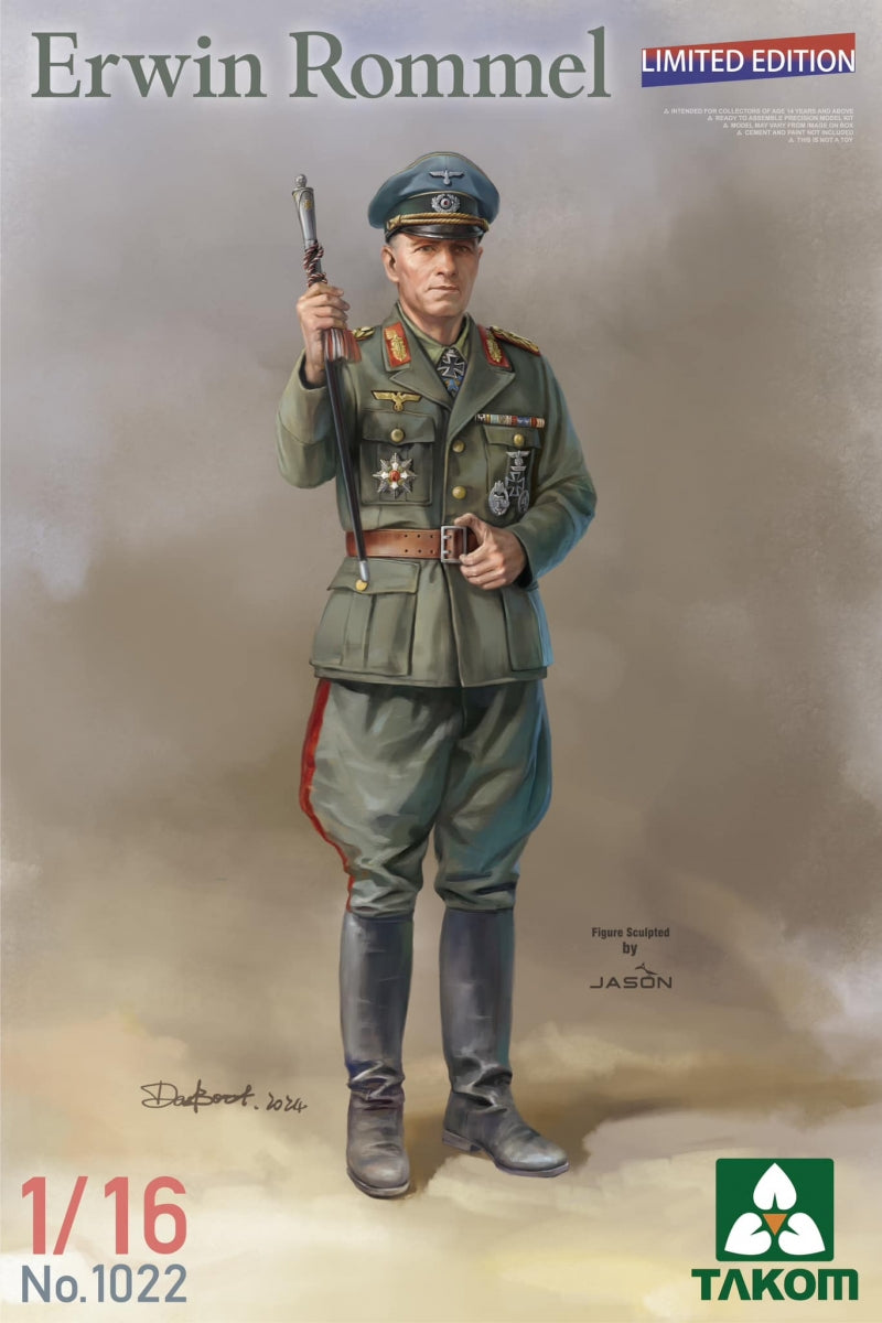 Takom 2194W Sd.Kfz 250/1 + Sd.Kfz 250/3 Greif Rommel Command Half-Track + 1/16 Erwin Rommel 1/35 – immagine 4