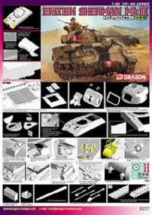 Dragon 6231 Sherman Mk.III Mid Production, Sicily 1/35 – immagine 2