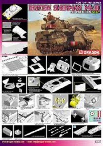 Dragon 6231 Sherman Mk.III Mid Production, Sicily 1/35 – immagine 2