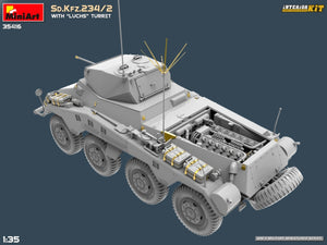 MiniArt 35416 Sd.Kfz.234/2 WITH LUCHS TURRET. INTERIOR KIT 1/35 – immagine 9