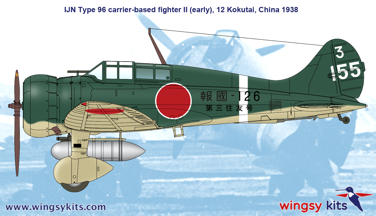 Wingsy Kits D5-03 IJN Type 96 carrier-based fighter II A5M2b “Claude” (early) 1/48 – Bild 12