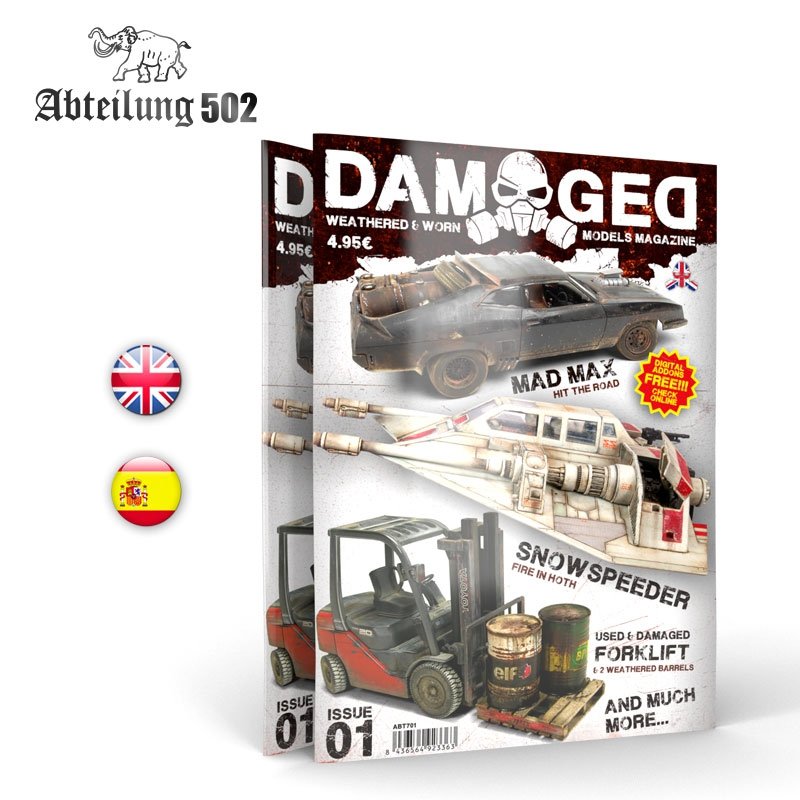ABTEILUNG 502 ABT701 - Numéro endommagé 01 - Magazine Weathered &amp;amp; Worn Models (ANGLAIS)