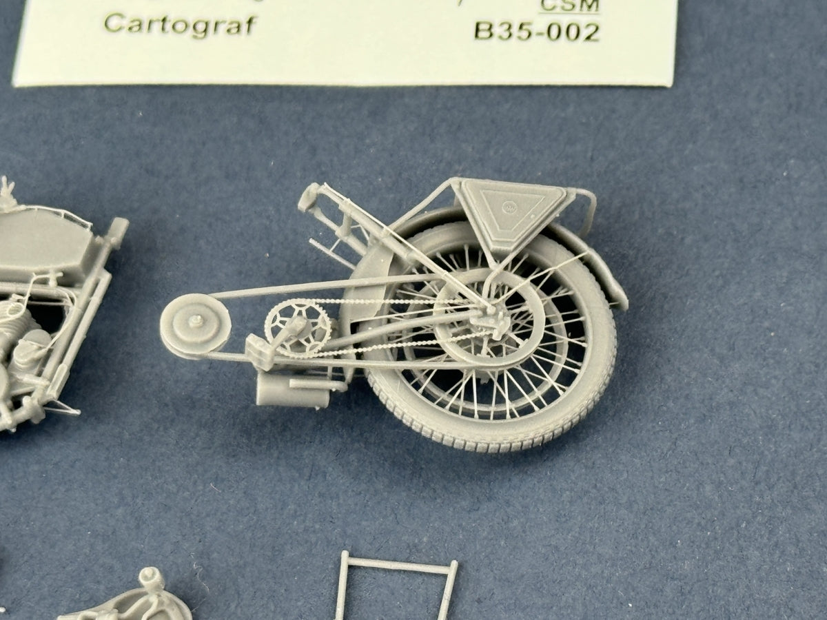 Copper State Models B35-002 Wanderer 4PS 1916 Motorcycle 1/35 – zdjęcie 8