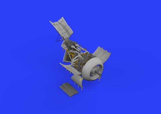 Eduard 648440 Fw 190A-8/ R2 engine &amp;amp; fuselage guns 1/48 EDUARD – immagine 4