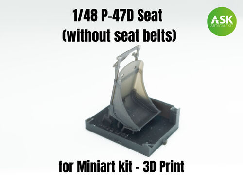 Art Scale Kit A48011 P-47D Seat (without Seat Belts) 1/48
