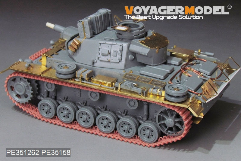 Voyager Model PE351262 WWII Pz.KPfw. III Ausf N Africa troop upgrade set basic For DRAGON 6431/6956 1/35 – immagine 5
