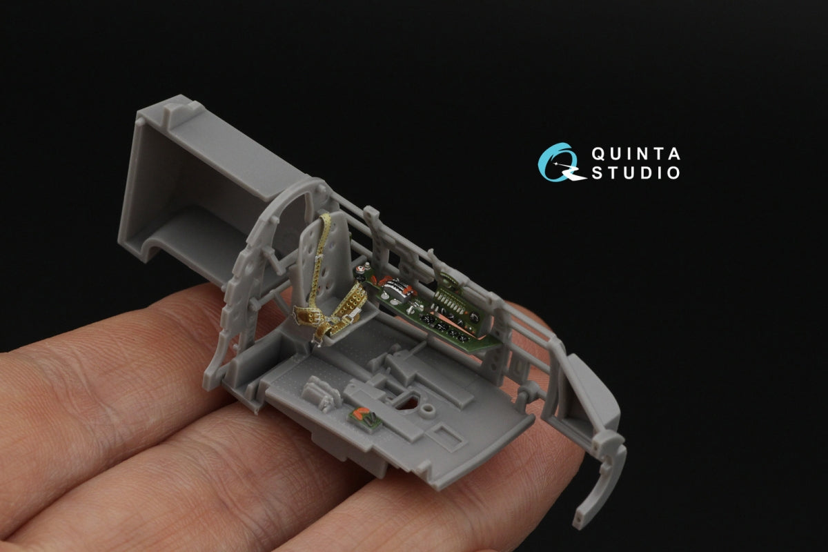 Quinta Studio QD48625 A6M5 Zero, Nakajima Prod. 3D-Printed &amp; coloured Interior on decal paper (Fine Molds) 1/48
