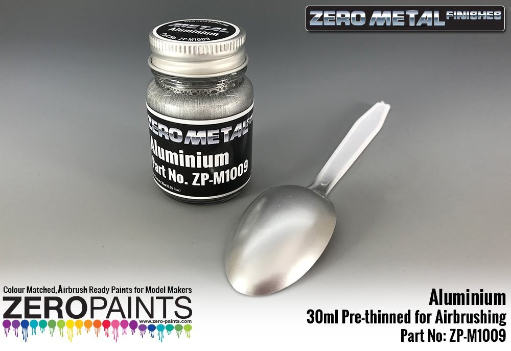Zero Paints ZP-M1009 Aluminium Paint Zero Metal Finishes 30ml