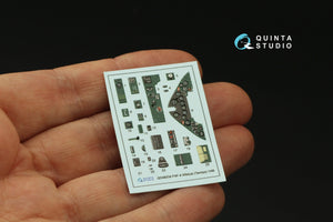 Quinta Studio QD48334 F4F-4 Wildcat 3D-Printed &amp;amp; coloured Interior on decal paper (Tamiya) 1/48 – immagine 3
