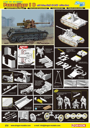 Dragon 6781 Panzerjager IB mit StuK 40 L/48 - Smart Kit 1/35