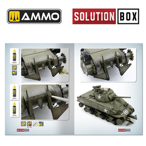 Ammo of Mig 6528 SOLUTION BOOK 22 - How to Paint WWII USA ETO Vehicles (Multilingual Book) – immagine 7