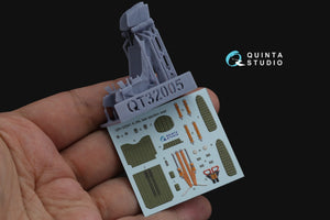 Quinta Studio QR+32041 K-36L (late) ejection seat (for Su-25/Su-25SM aircraft since 2008) (All kits) 1/32 – Bild 2