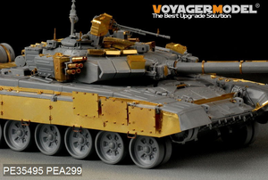 Maquette Voyager PEA299, jupe latérale pour char de combat principal russe moderne T-90A (pour Zvezda 3573), échelle 1/35 – image 2