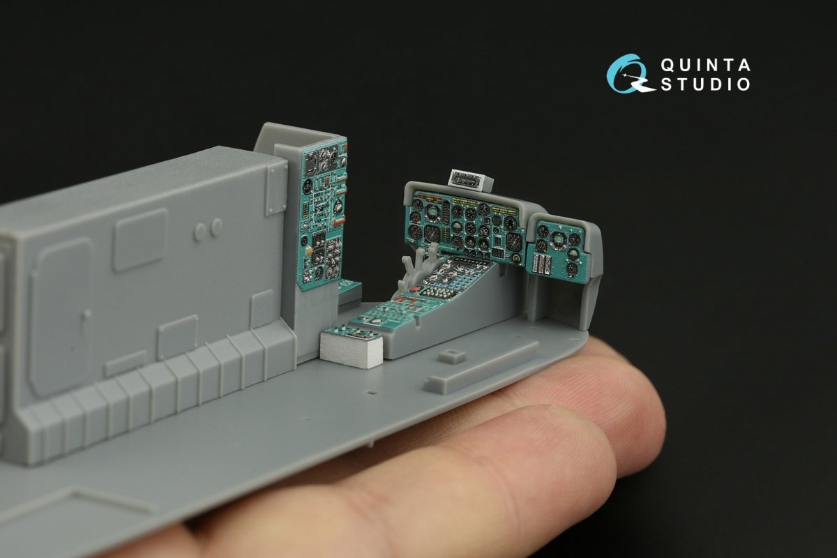 Quinta Studio QDS-48358 Ka-27PL Trainer version 3D-Printed &amp;amp; coloured Interior on decal paper (Hobby Boss) (Small version) 1/48 – immagine 10
