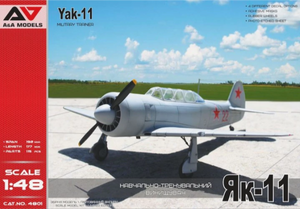A&amp;amp;A Models 4801 Yak-11 Military Trainer 1/48