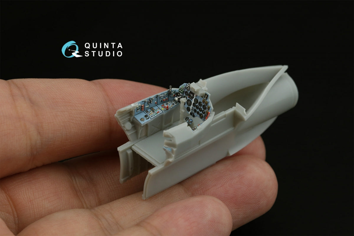 Quinta Studio QD+72168 Su-17M3 3D-Printed coloured Interior on decal paper (Modelsvit) (with 3D-printed resin part) 1/72 – immagine 9